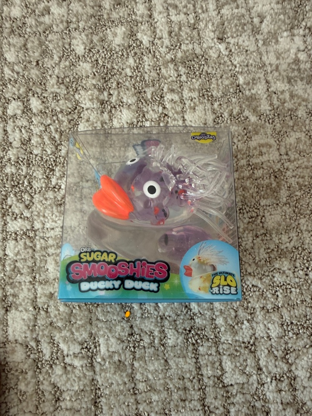 ORB Sugar Smooshies Ducky Duck - Purple and Orange Kids Toy
